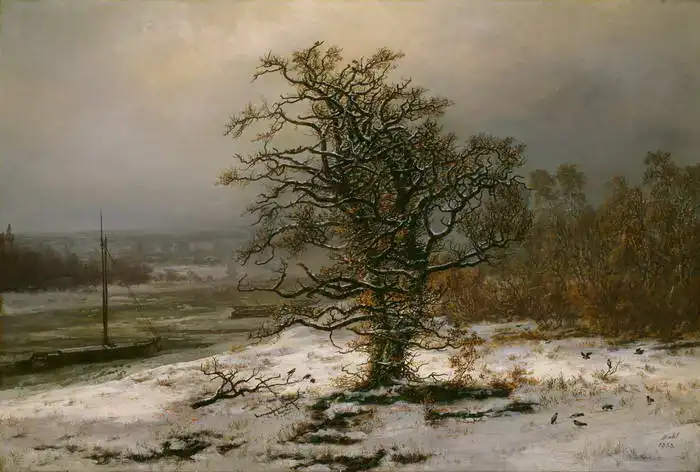 Dahl, Christian Johan: Dub at the Elbe