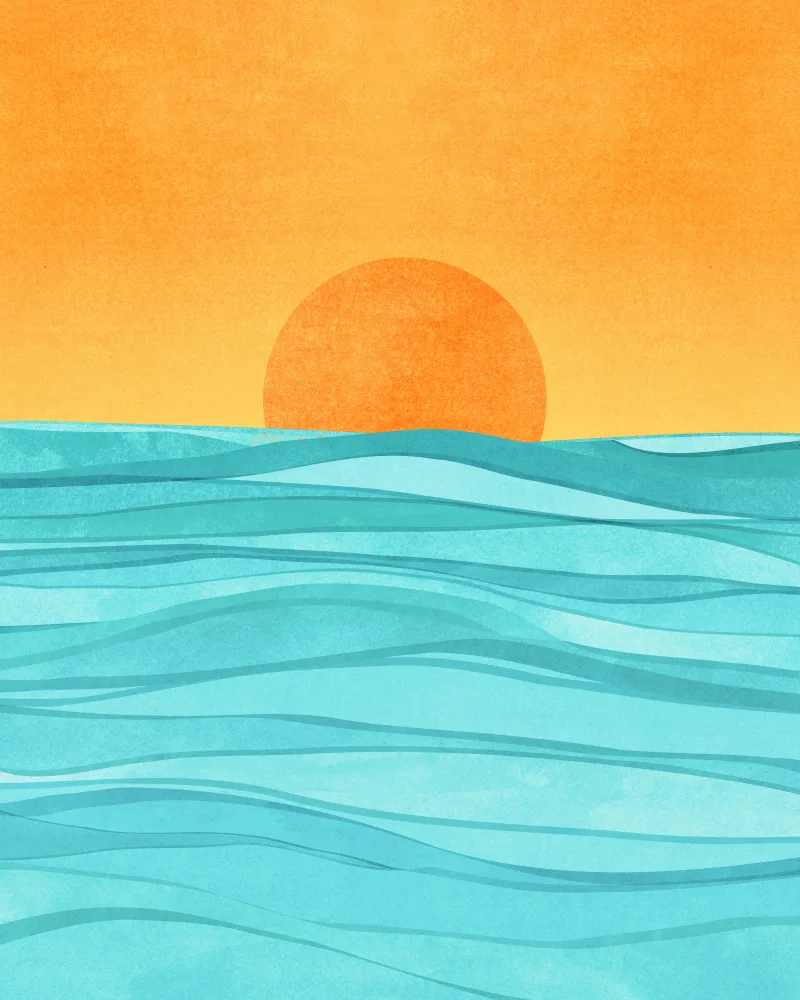 Gallagher, Kristian: Coastal Sunset