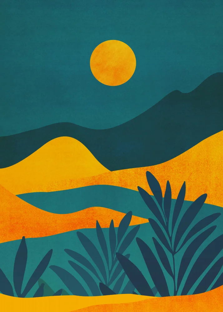 Gallagher, Kristian: Moonrise Canyon 5x7
