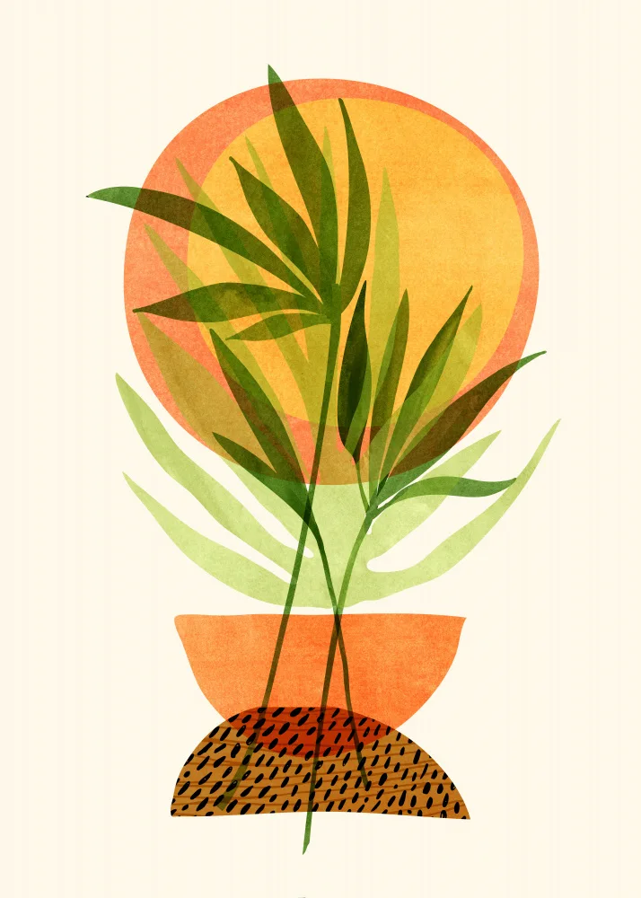 Gallagher, Kristian: Retro Sunset Garden