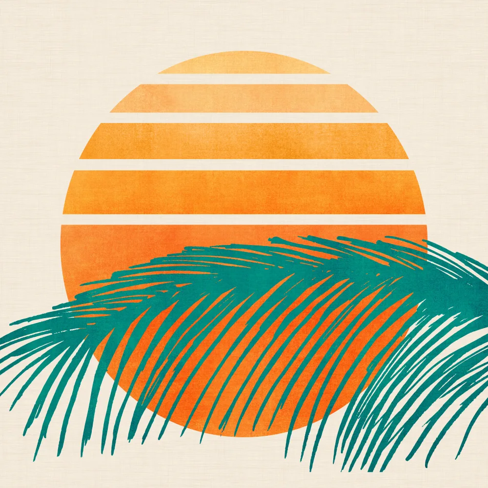Gallagher, Kristian: Retro Tropical Sunset 2