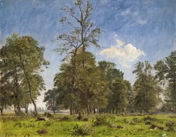 Skovgaard, Peter Christian: On the Outskirts of Knabstrup Dyrehave