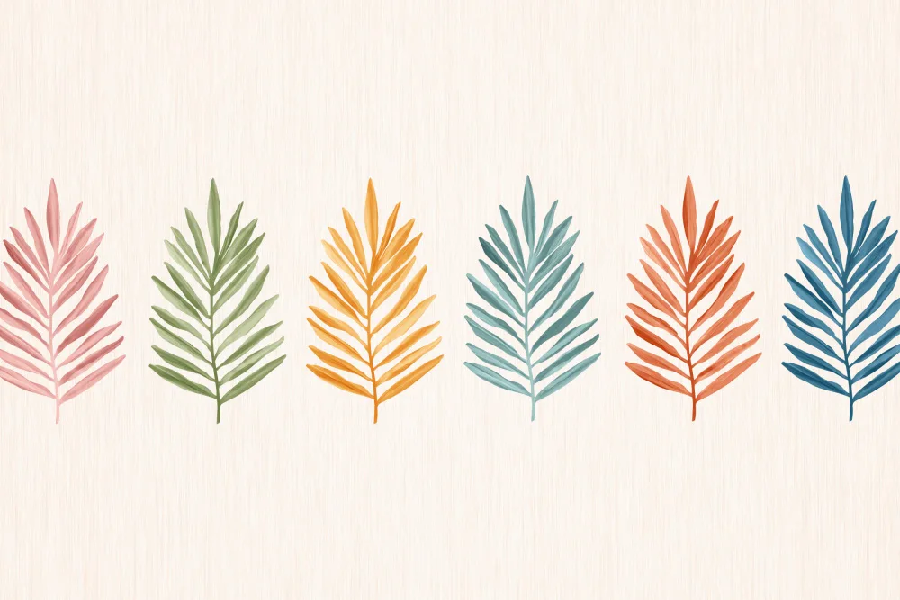 Gallagher, Kristian: Tropical Rainbow Stripe Wide