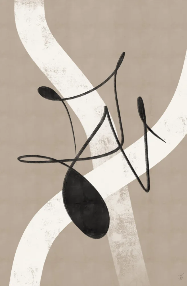 Volfova, Anne-Marie: Beige abstract No.2