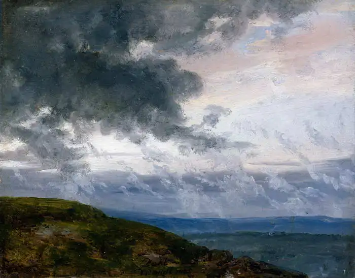 Dahl, Christian Johan: The study clouds