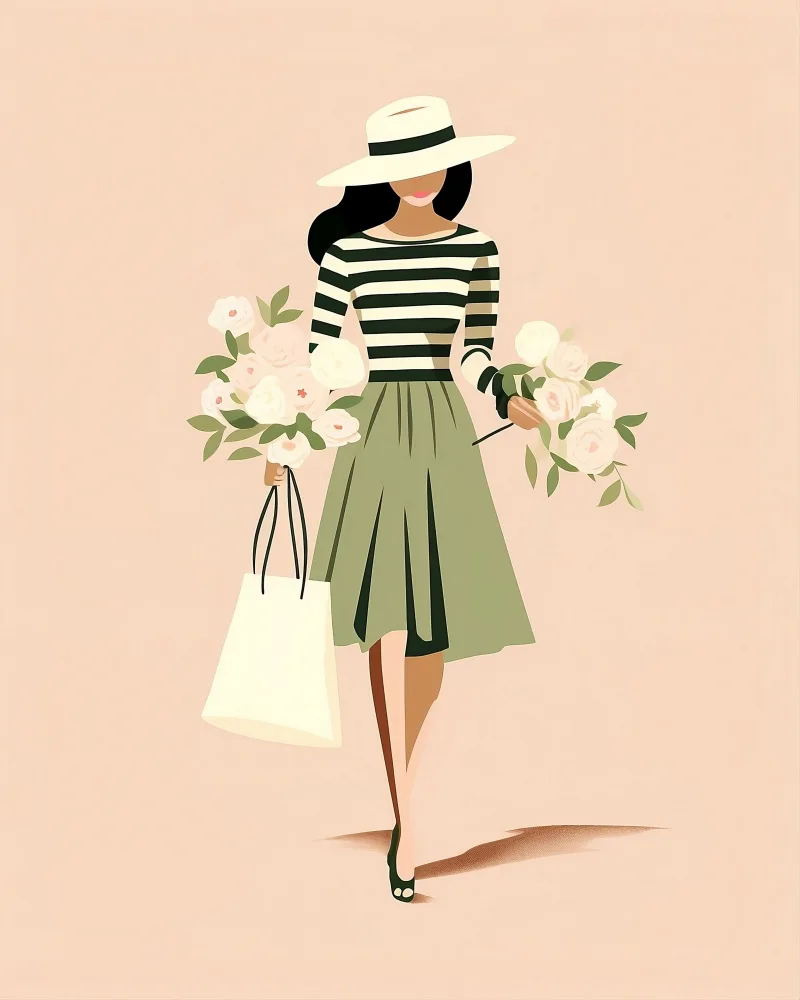 Deificus, Emiliano: Lady In Stripes.png