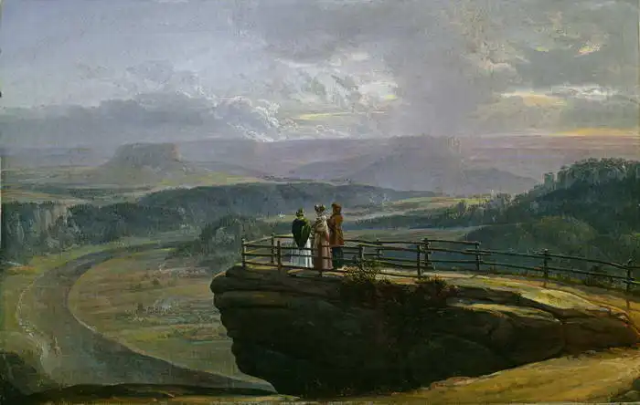 Dahl, Christian Johan: View from Bastion