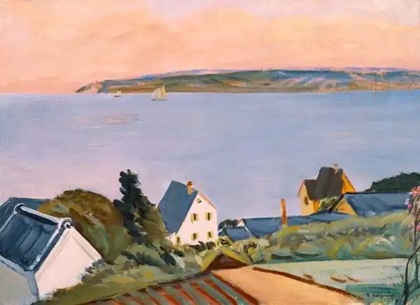 Takeji, Fujishima: Distant View of Awajishima