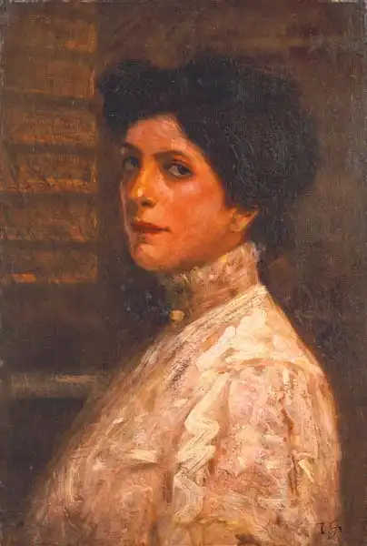 Takeji, Fujishima: Portrait of Western Woman