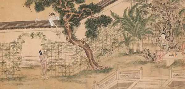 Qiu Ying: Scene from The Story of the Western Wing Panel