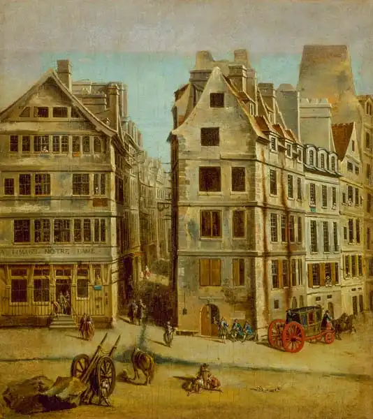 Raguenet, Jean-Baptiste: The Image Notre-Dame cabaret, Place de Grève