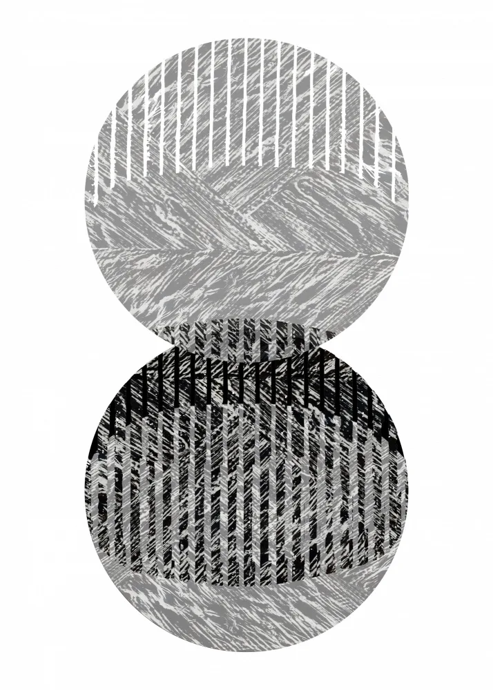 cartissi: Black Grey Dots Bauhaus No1
