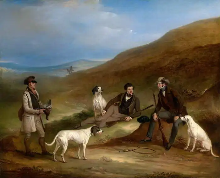 Ferneley, John: Edward Horner Reynard and his brother George Grouse hunting in Yorkshire