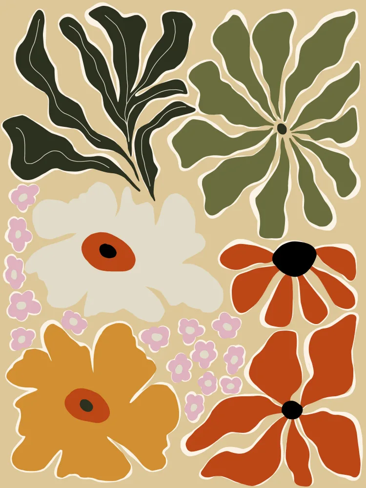 Studio, Art Miho: Mid-century bouquet