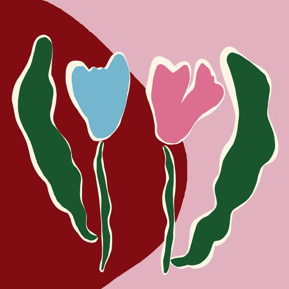 Studio, Art Miho: Fiore minimale retrò IV