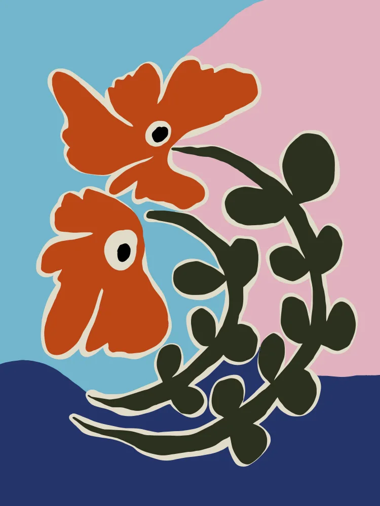 Studio, Art Miho: Fiore minimale retrò V