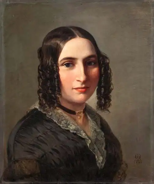 Oppenheim, Moritz Daniel: Retrato de Fanny Mendelssohn Hensel