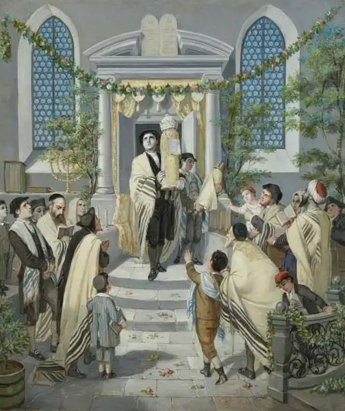 Oppenheim, Moritz Daniel: Shavuot (Pentecost)