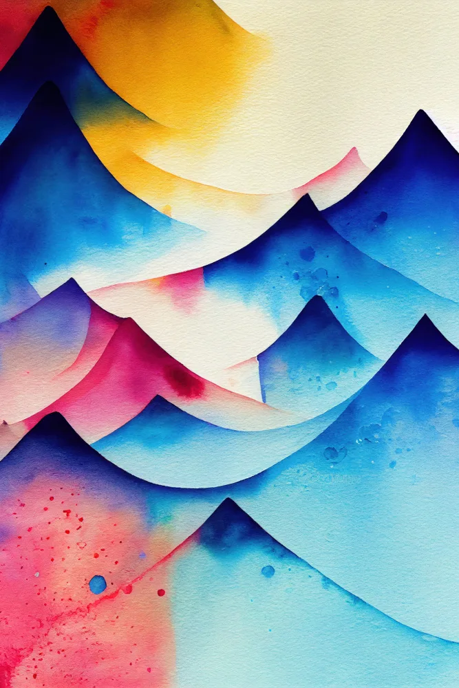 Mauro: Nature Inspired Abstract Watercolor  (Day 27)