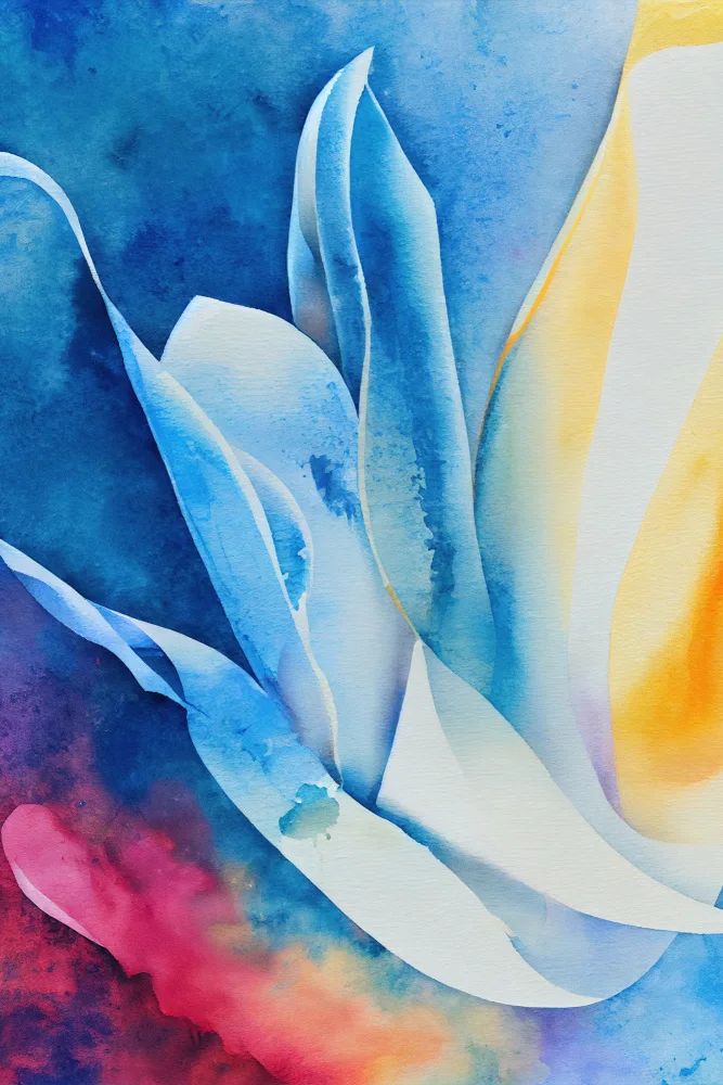 Mauro: Nature Inspired Abstract Watercolor  (Day 28)