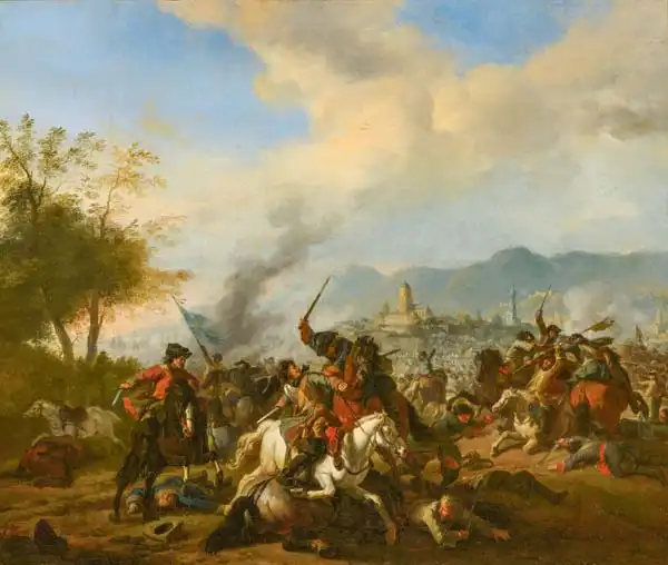 Huchtenburgh, Jan van: Cavalry Engagement