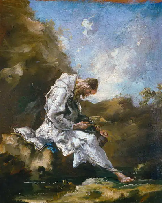 Magnasco, Alessandro: Hermit in the desert