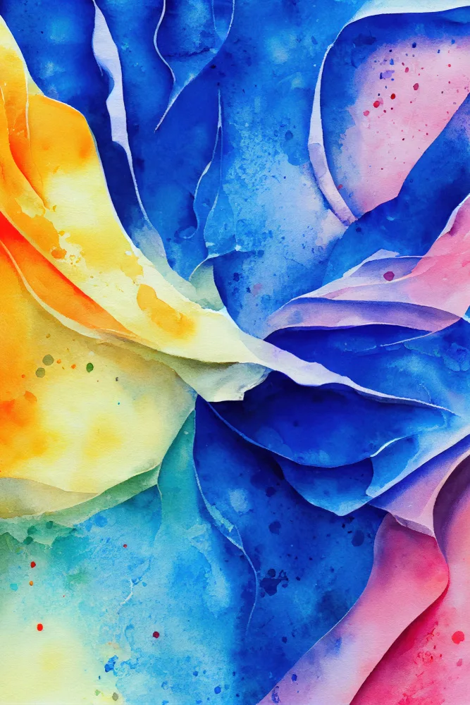 Mauro: Nature Inspired Abstract Watercolor  (Day 55)