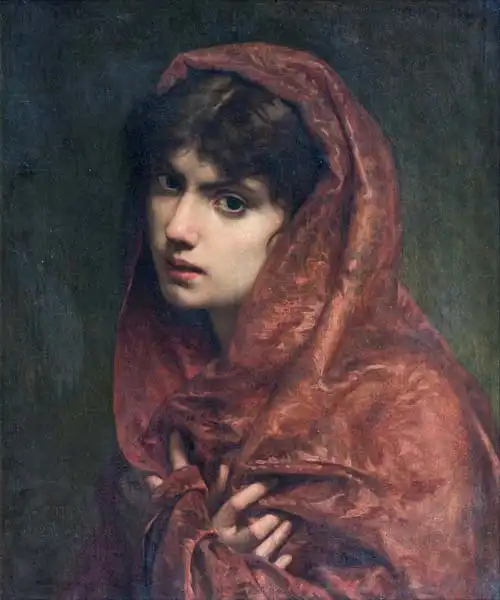 Cot, Pierre Auguste: Portrait of a girl