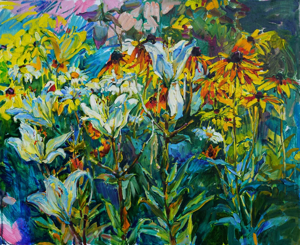 Kutsachenko, Andrii: White lilies