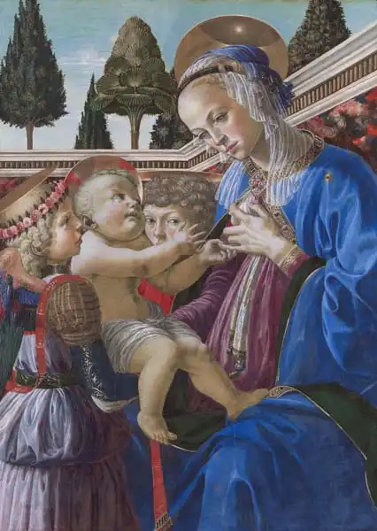 Verrocchio, del Andrea: The Virgin and Child with Two Angels