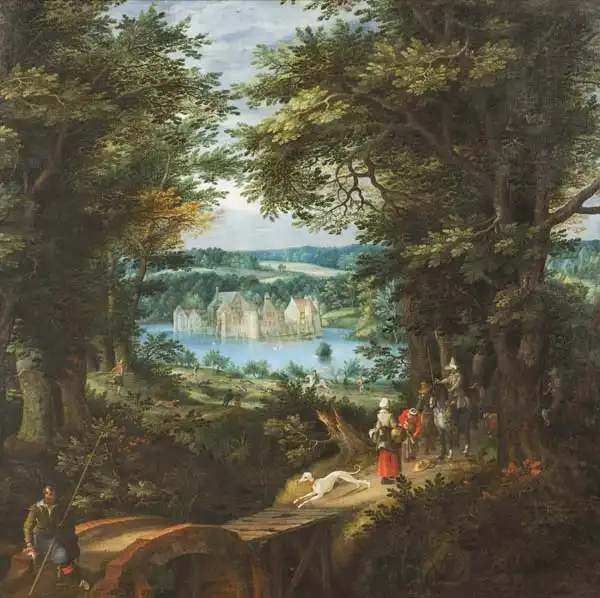 Alsloot, Denys van: Landscape with Tervuren Castle