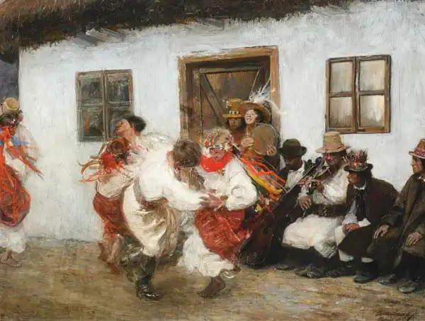 Axentowicz, Teodor: Ukrainian folk dance