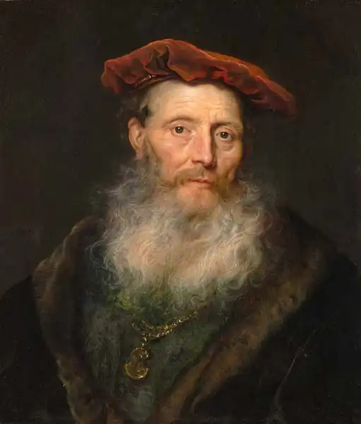 Flinck, Govert: Bearded Man with a Velvet Cap