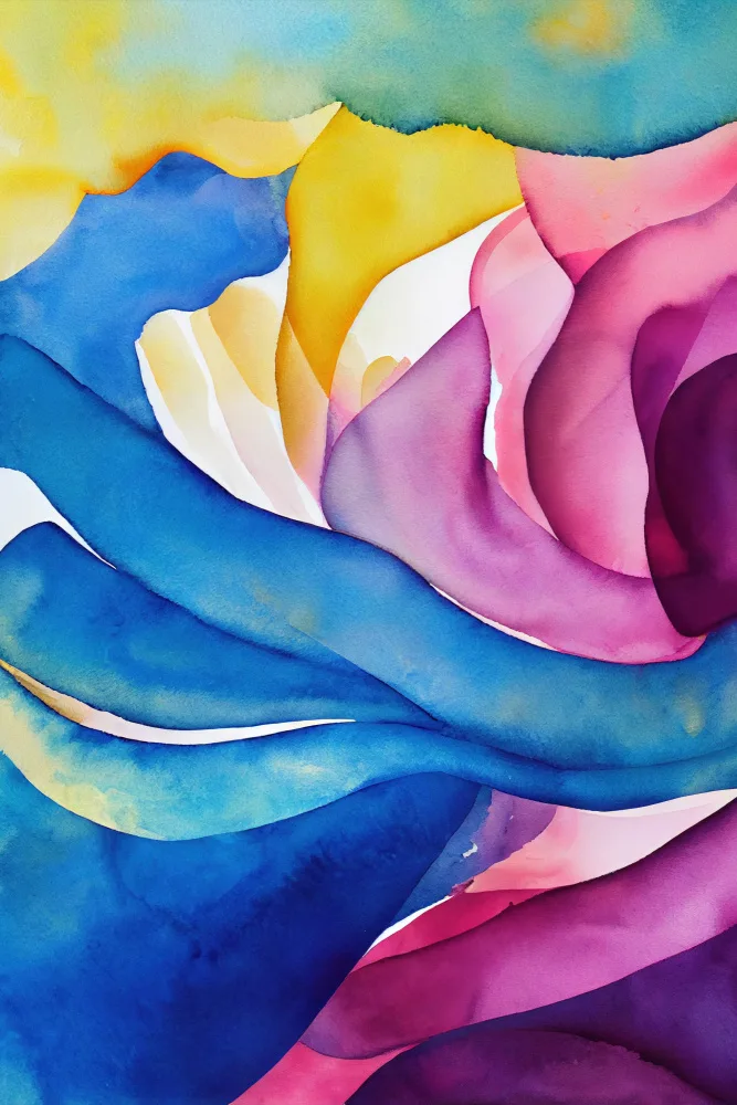 Mauro: Nature Inspired Abstract Watercolor  (Day 73)