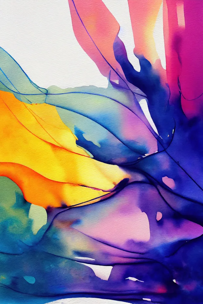 Mauro: Nature Inspired Abstract Watercolor  (Day 85)