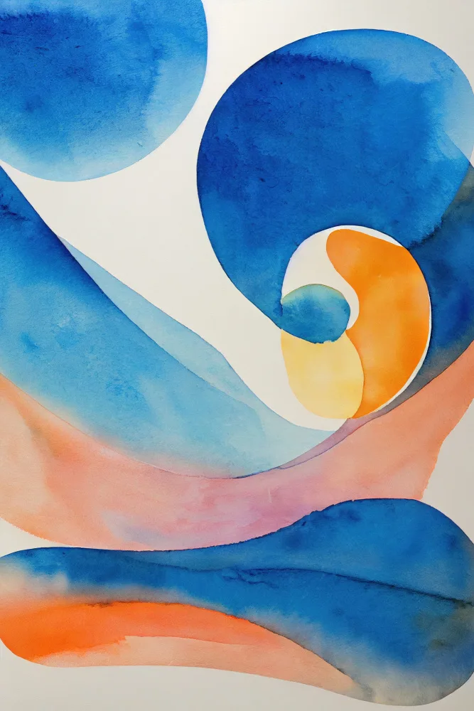 Mauro: Nature Inspired Abstract Watercolor  (Day 88)