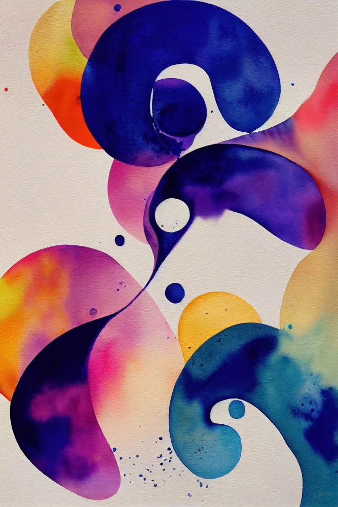 Mauro: Nature Inspired Abstract Watercolor  (Day 106)