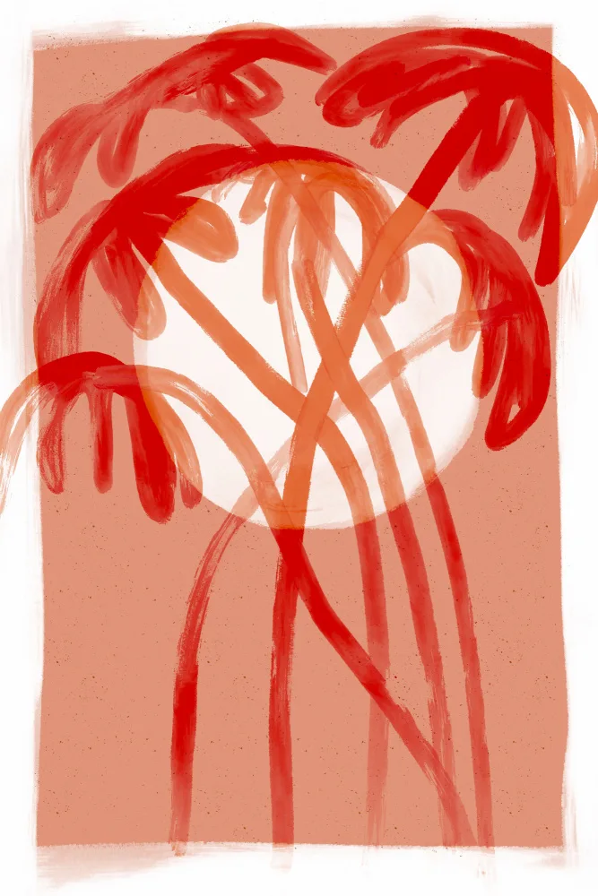 Treechild: Palms At Sunset