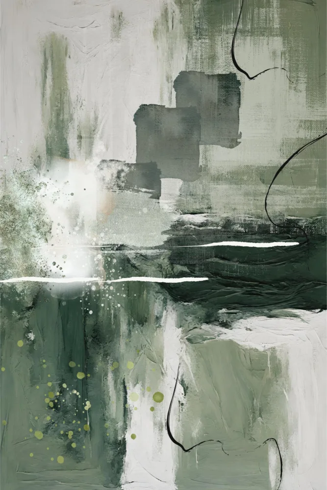 Moss, Ann Sally: Canvas Greens 1