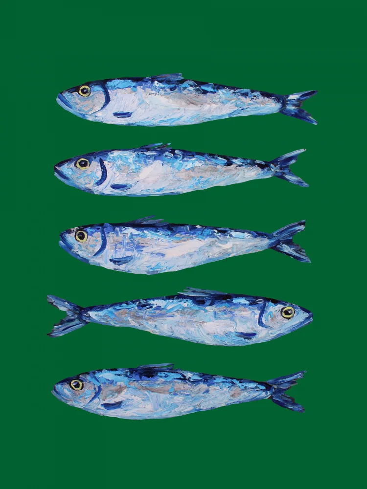 Straker, Alice: Sardines Forest Green