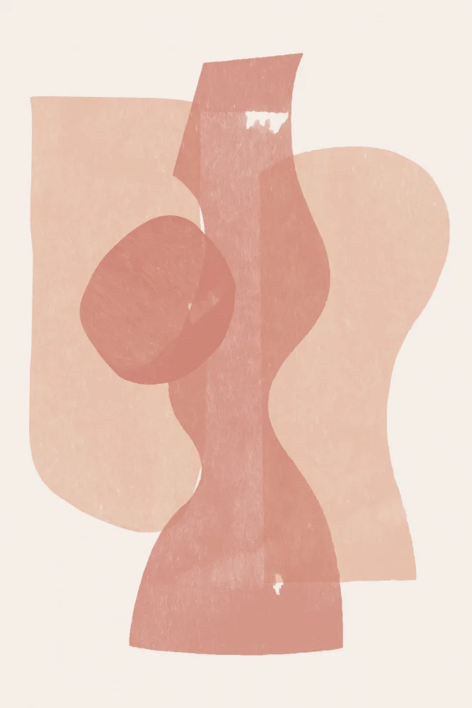 Studio, Miuus The: Peach Paper Cut Composition No.1