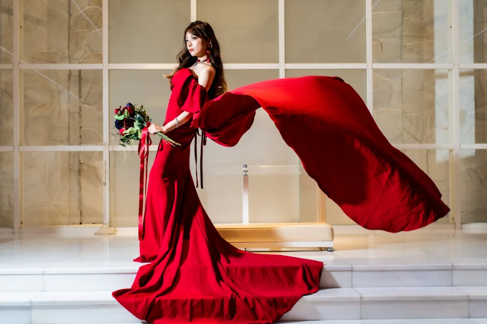 Kotaro: Red dress : Katty