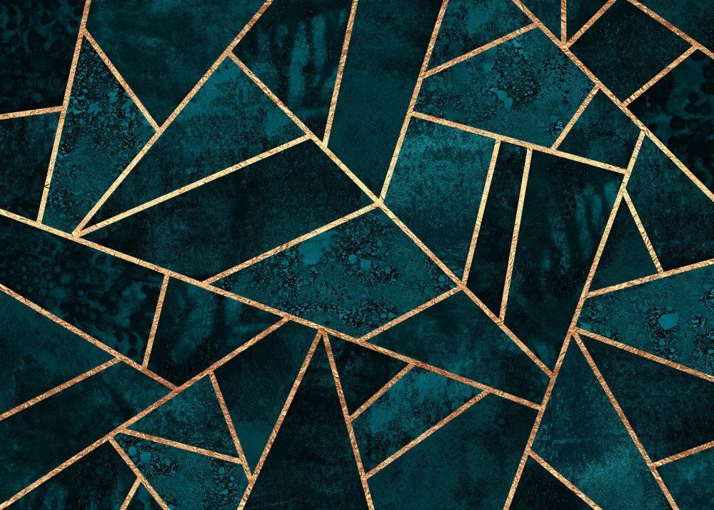 Fredriksson, Elisabeth: Deep Teal Stone