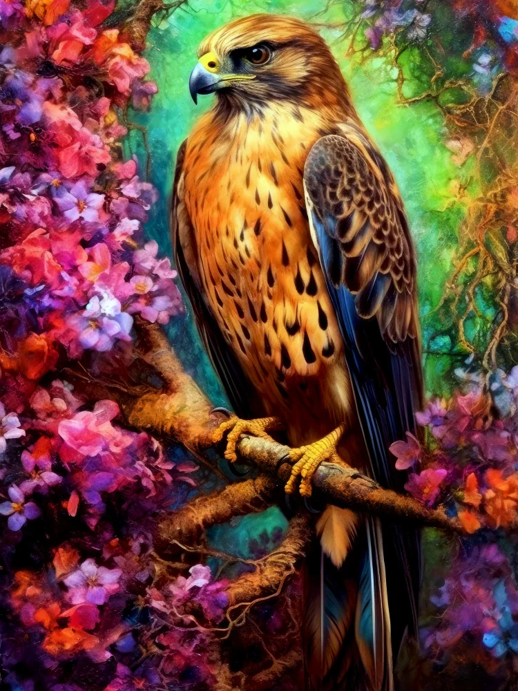 Jaszke, Justyna: Falcon bird animal
