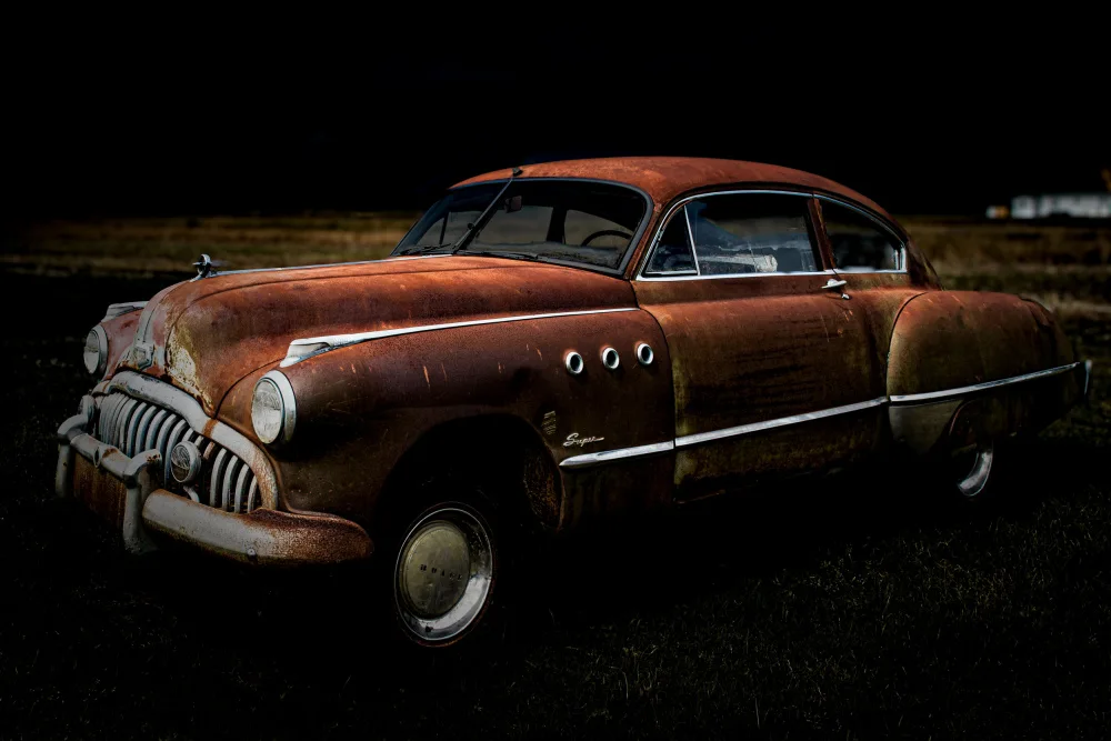 Steeb, Martin: Wrecked Car