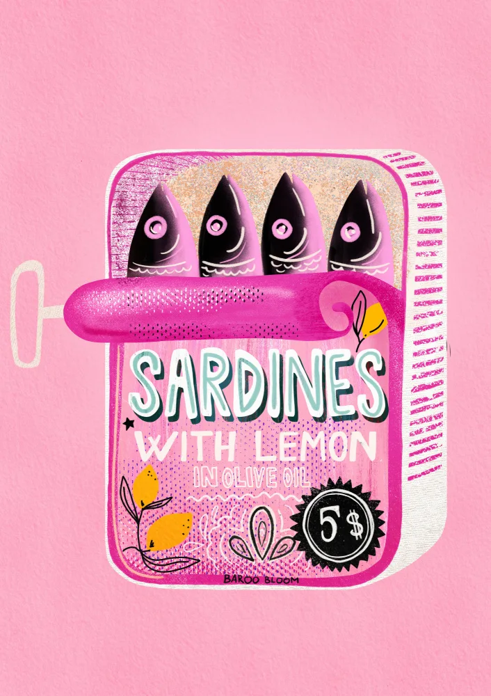 Bloom, Baroo: Sardines Tin Can Pink