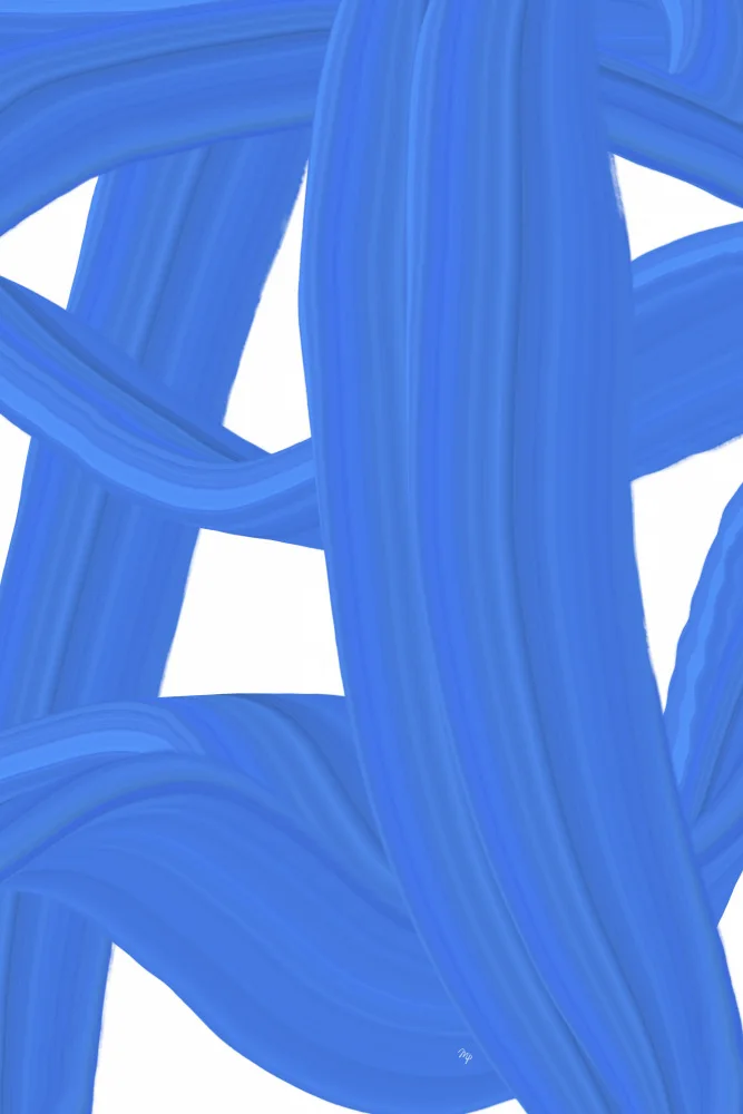 Martina: Blue Paint