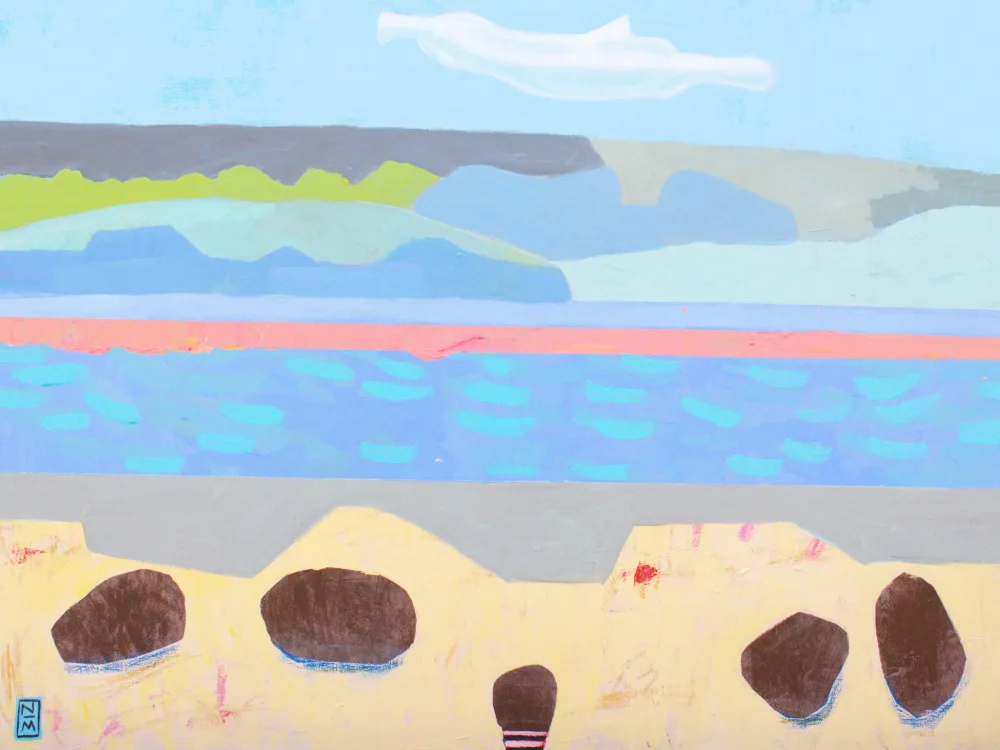 Mather, Nathaniel: Rocks At Seaside