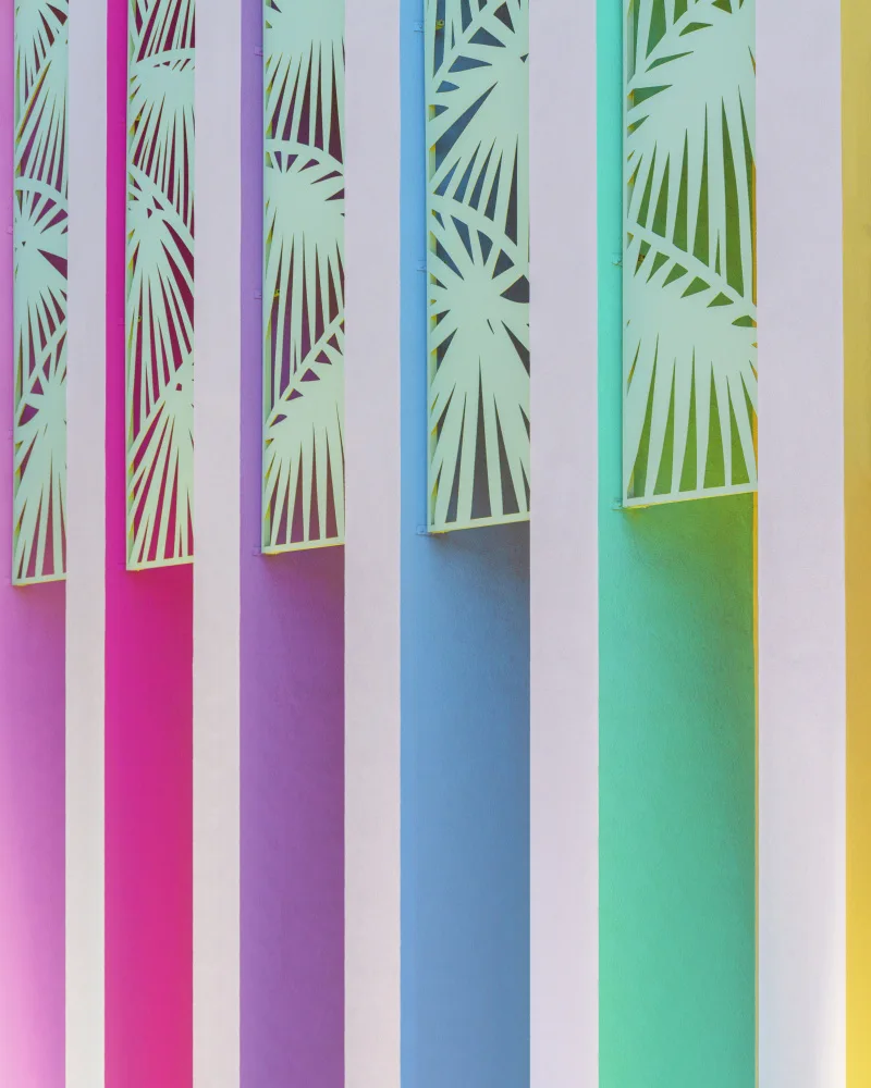 Windeknecht, Tom: Rainbow Color Wall at The Saguaro