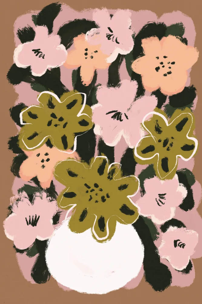 Treechild: Impression de fleurs pastel n°7